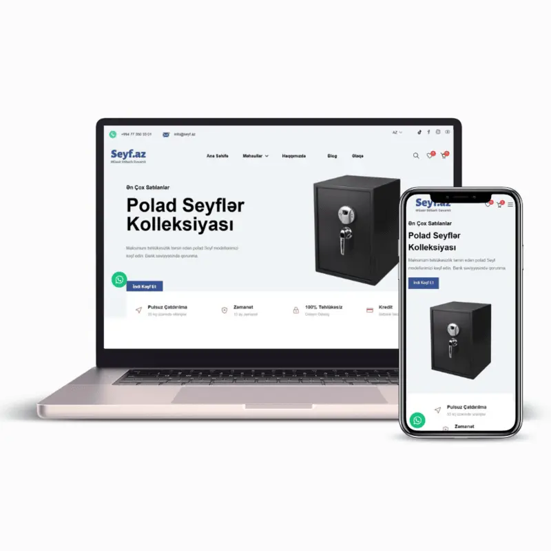 Seyf.az – müasir və etibarlı E-commerce platforması